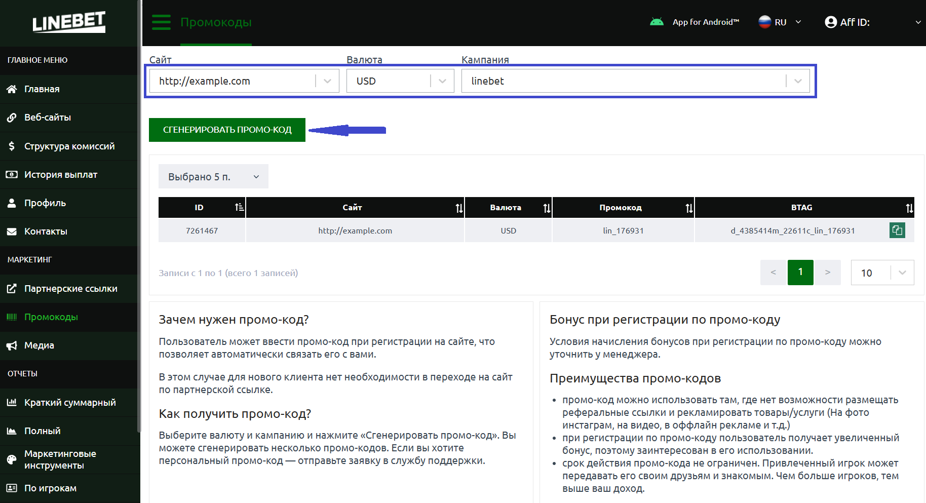 Linebet Промокоды Linebet