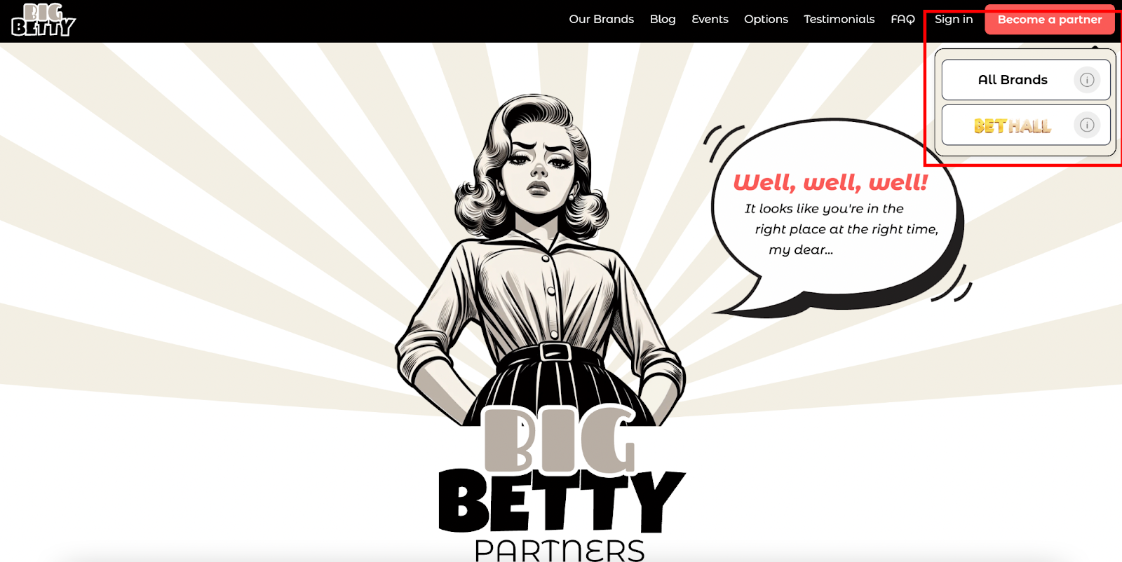 Вход Big Betty Partners