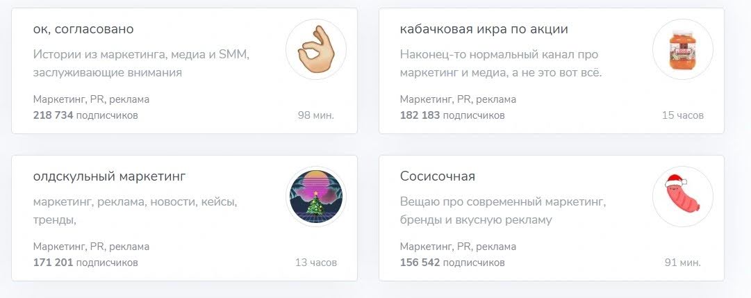 Подготовка канала к продвижению
